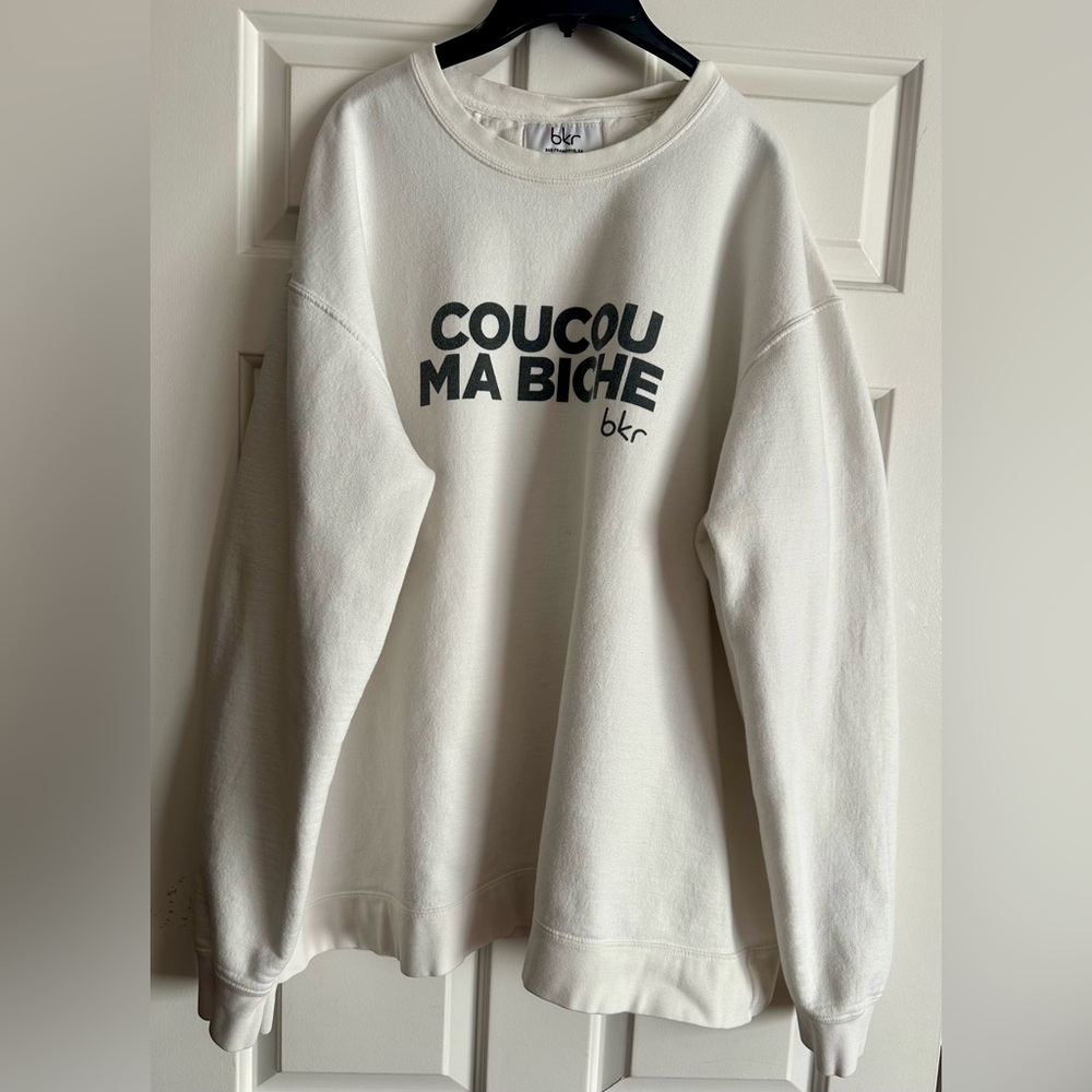 BKR White Women's Sweatshirt xxl